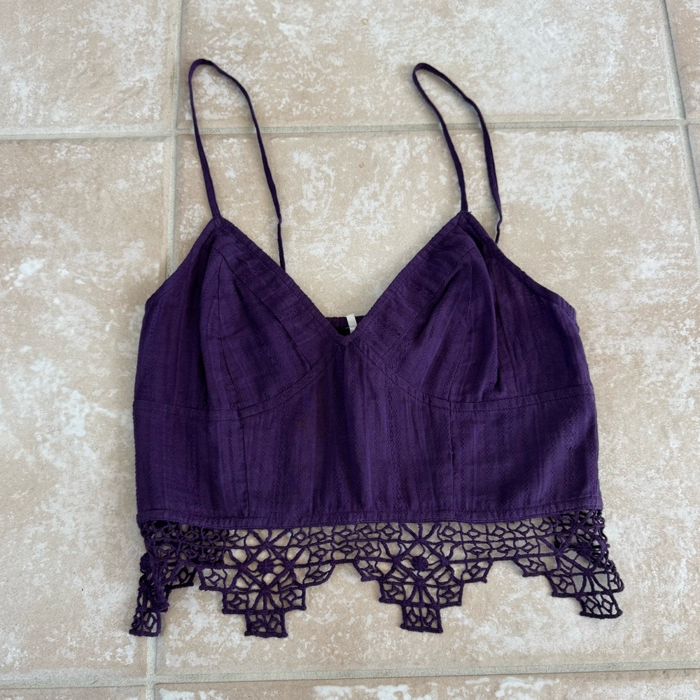 Purple Free People Tank